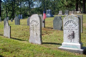 Abigail, Priscilla B & James Swift Headstones