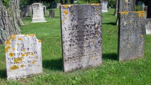 Capt Nehemiah Rider, Abby Ryder & Anna Coleman Headstones