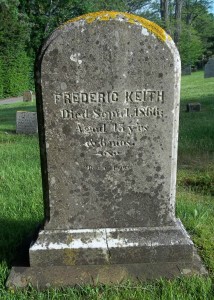 Frederic Keith Headstone