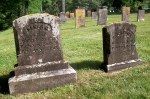 Sarah J & Ward S Curtis Headstones