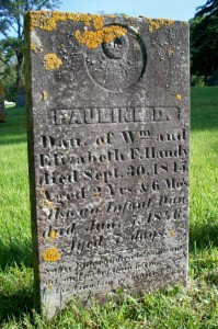 Handy, Pauline D & infant daughter