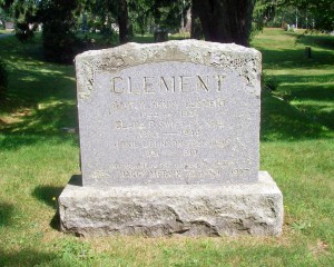 Clement Family Headstone