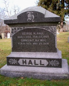 Hall, George W & Cornelia F