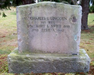 Lincoln, Charles L, Mary L Swift & Elsie A