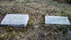 John Loring & Louise Just Rothery Headstones