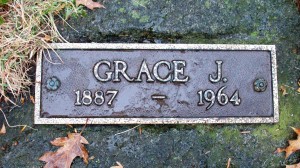 Handy, Grace J; (Clara Grace Jones) - area D
