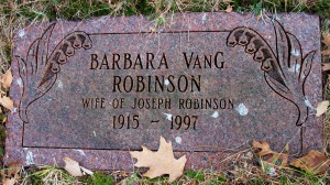 Robinson, Barbara VanG