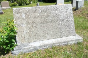 John Elliott, Clara Louise Miller & Ellen Margaret Smith Handy Headstone