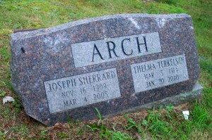 Arch, Joseph Sherrard & Thelma Terkelsen - H