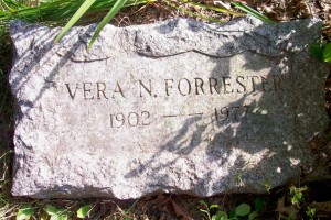 Forrester, Vera N (Augustin) - G