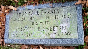 Barnes, Thomas J, lll