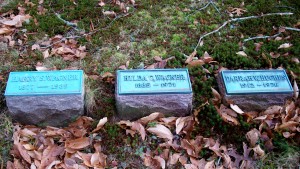 Harry S & Hilda C Wagner & Darrah W Hughes Headstones