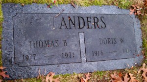 Landers, Thomas B & Doris W; area D