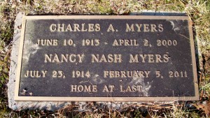 Myers, Charles A & Nancy Nash - G